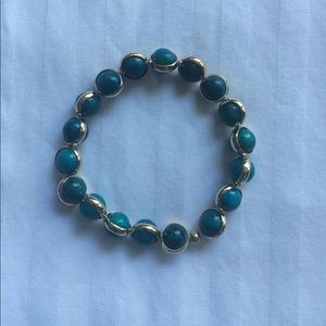 Handmade Turquoise & Gold Bracelet